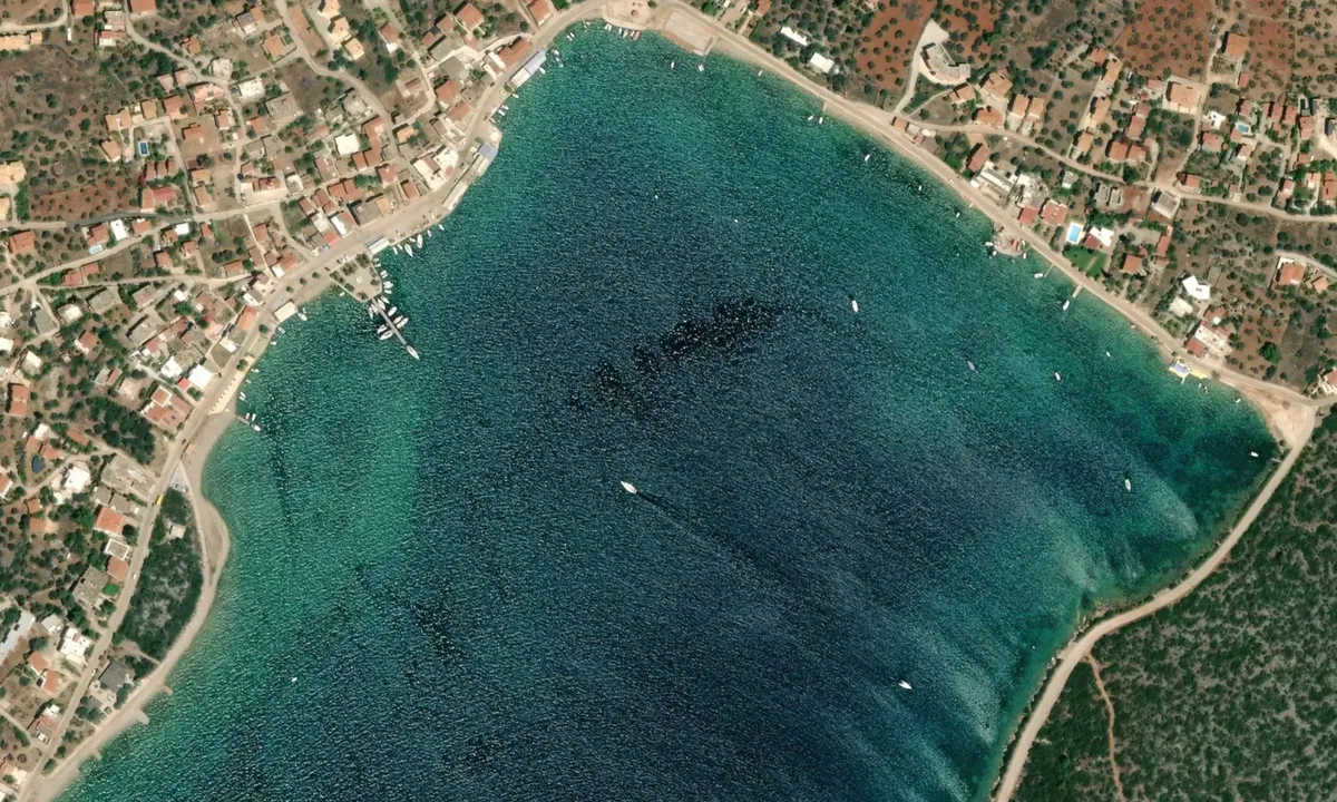 Flyfoto av Korfos
