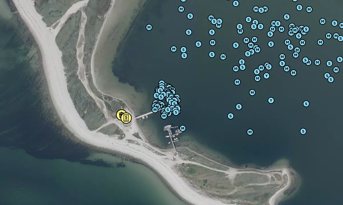 Satelite image of Korshavn Lystbådebro - Fyns Hoved
