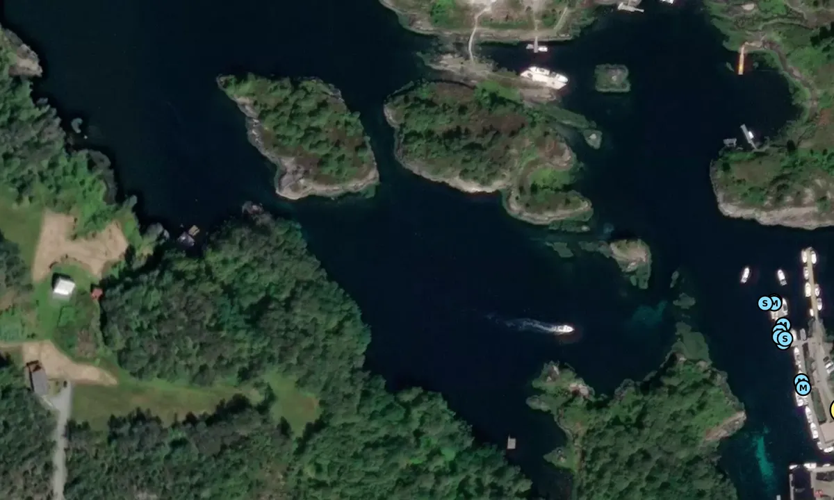 Satelite image of Korssundet