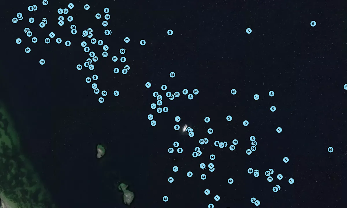 Satelite image of Kosterhamnen - Kilesand