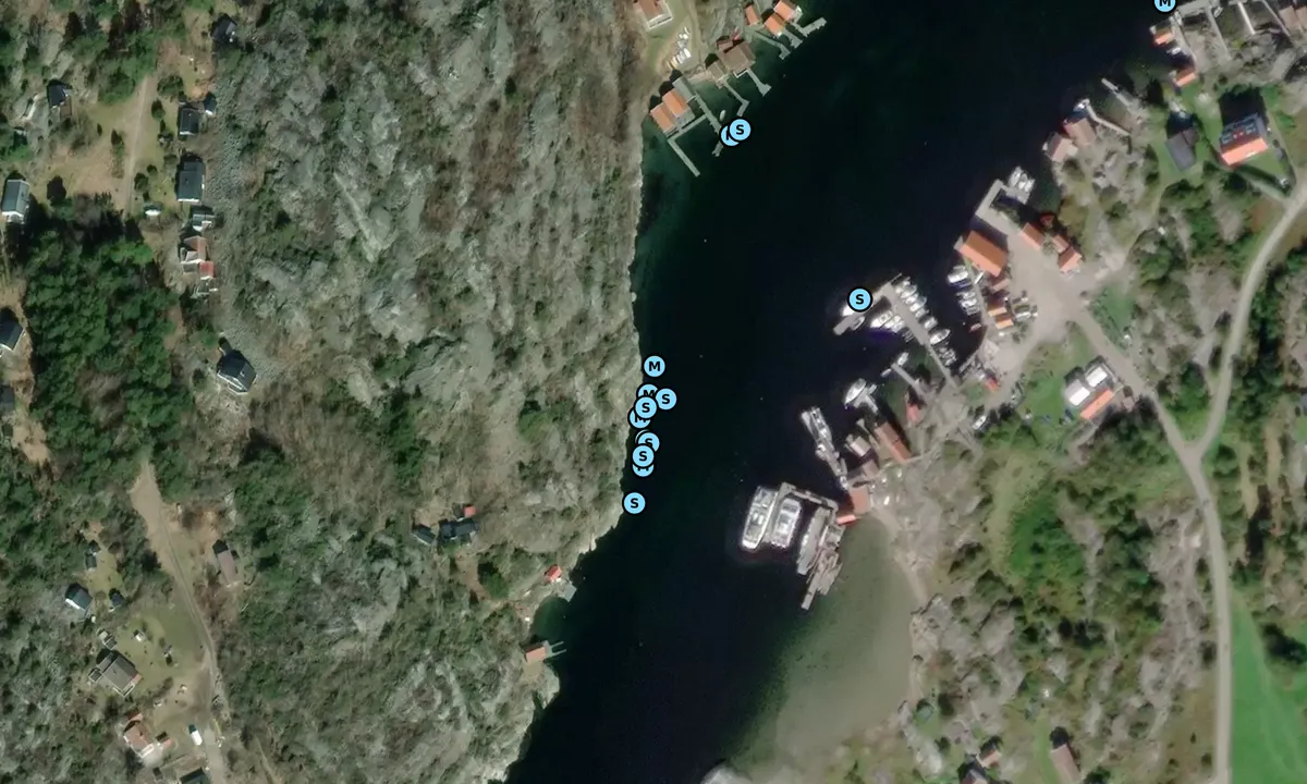 Satelite image of Kostersundet - Haleberget