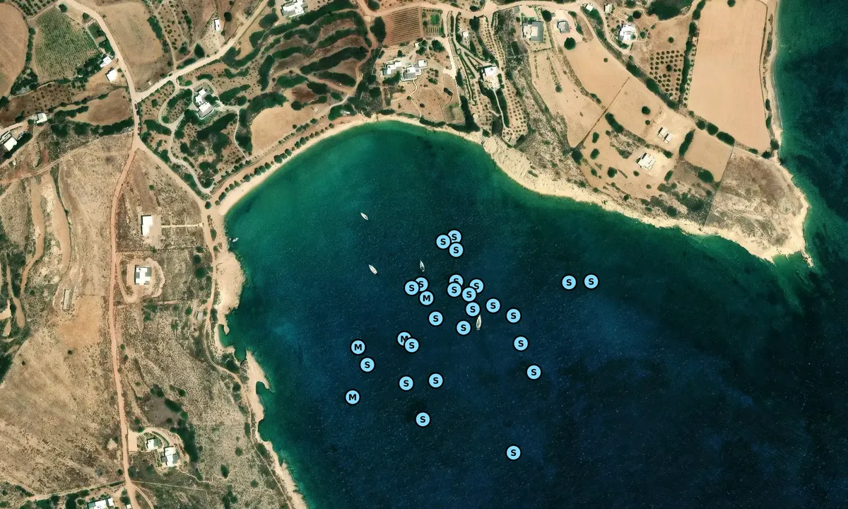 Satelite image of Kouloura Bay