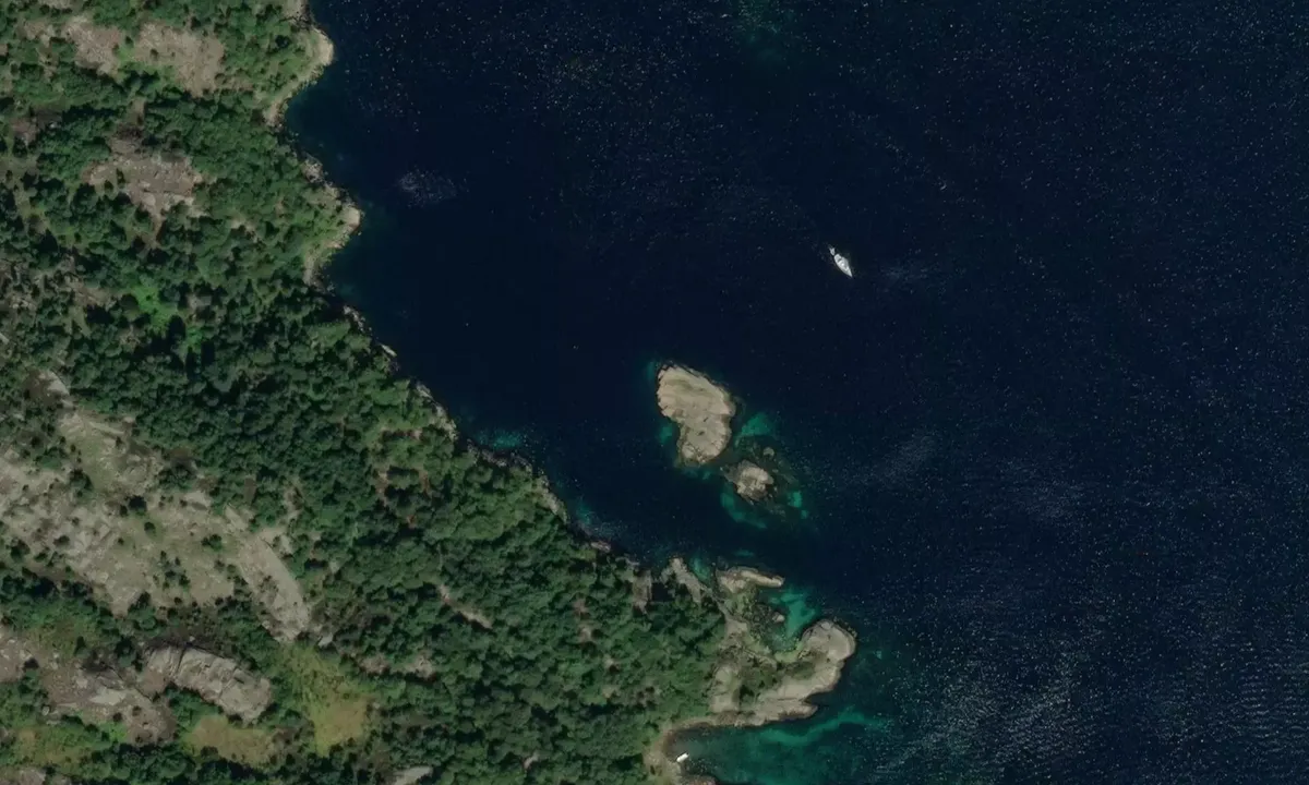 Satelite image of Kråkeholmen