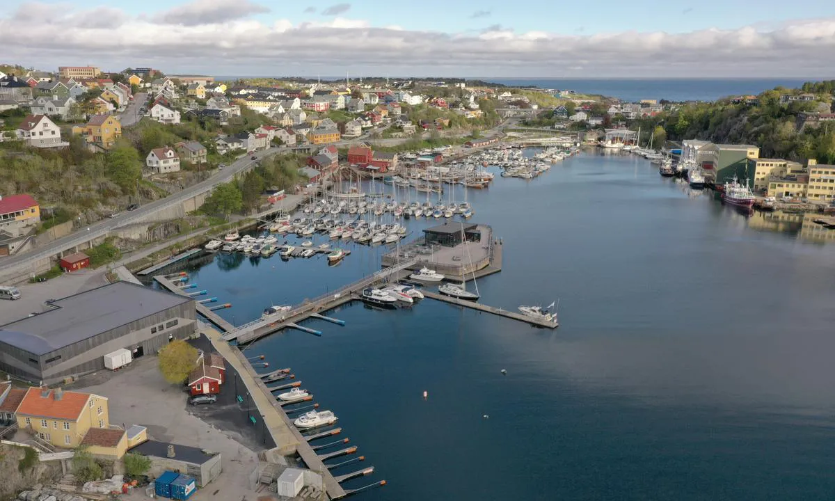 Kranaskjæret Gjestehavn Kristiansund: Gjestehavna sett fra sør. .