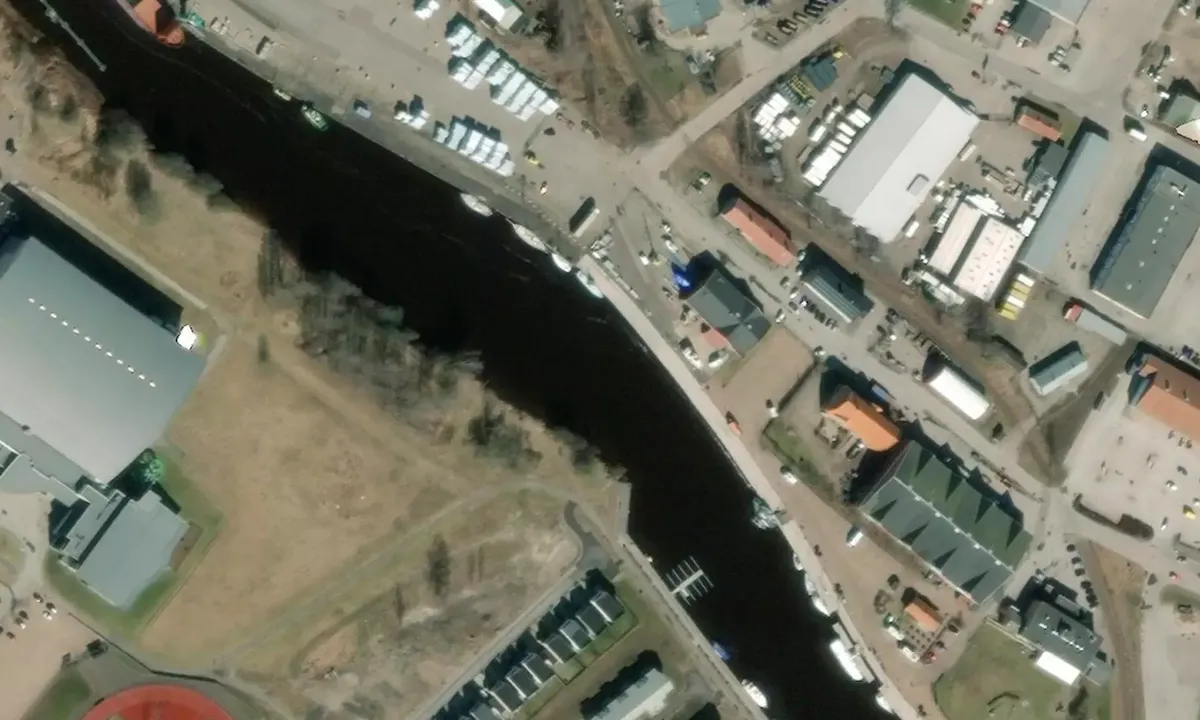 Satelite image of Kristinehamn