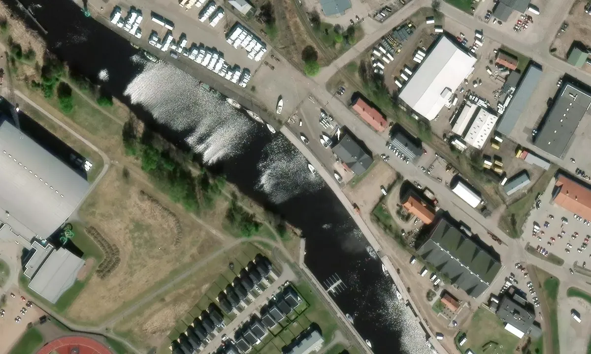Satelite image of Kristinehamn