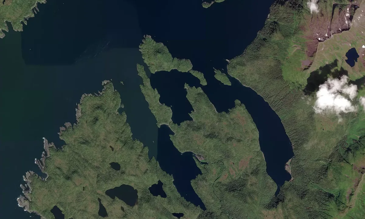 Flyfoto av Kristoi Basin