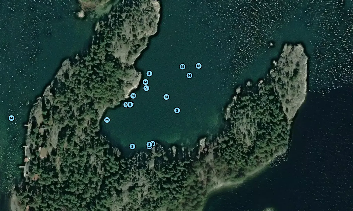Satelite image of Krokholmen - Dalarö