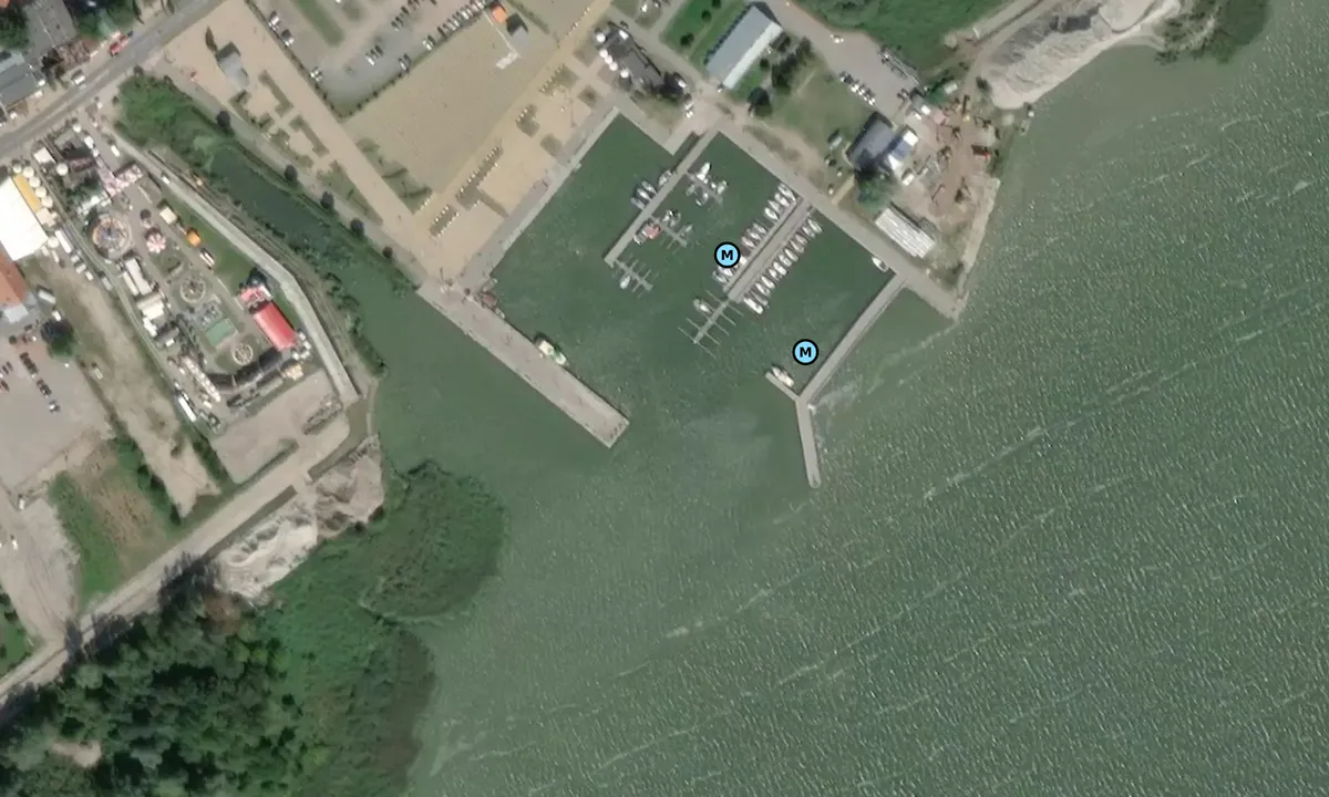 Satelite image of Krynica Morska - Marina