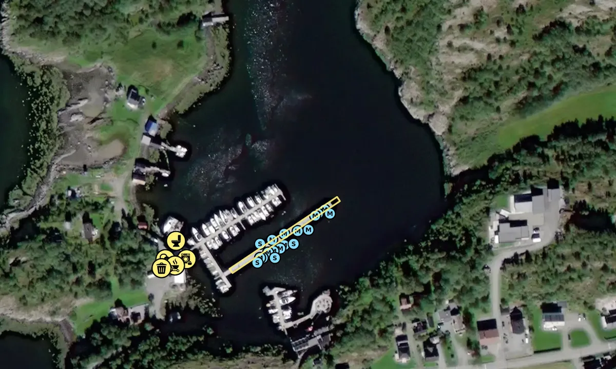 Satelite image of Kuringvågen Marina