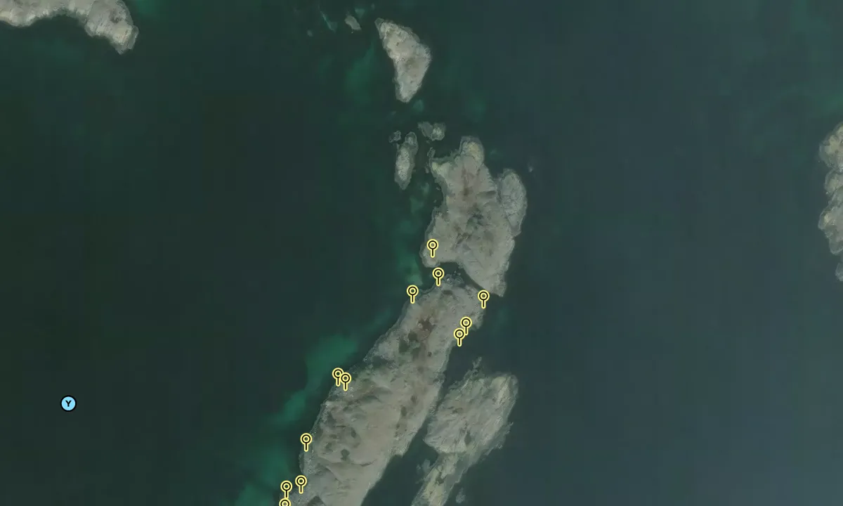 Satelite image of Kusundholmen - Grimstad