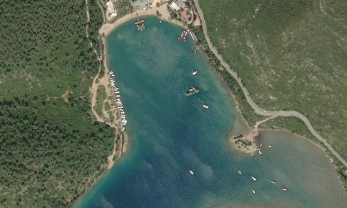 Satelite image of Kuyuçak Limani