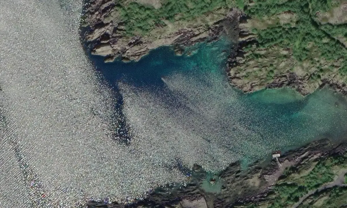 Satelite image of Kvalvika