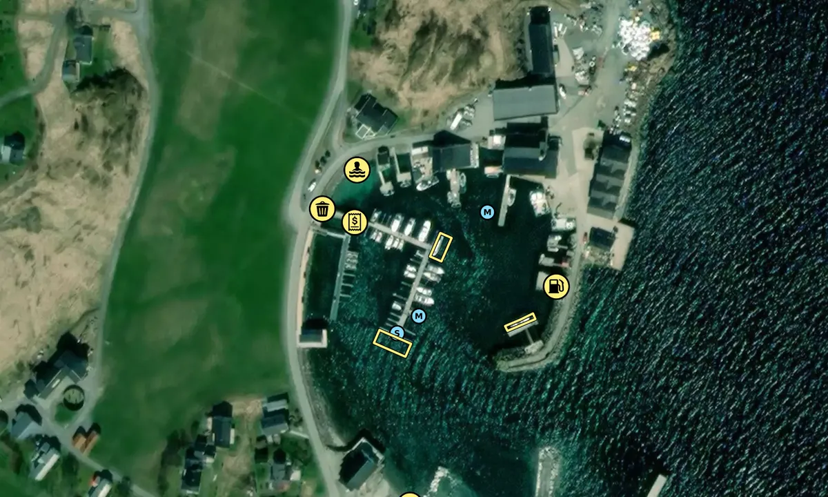 Satelite image of Kvarøy Marina