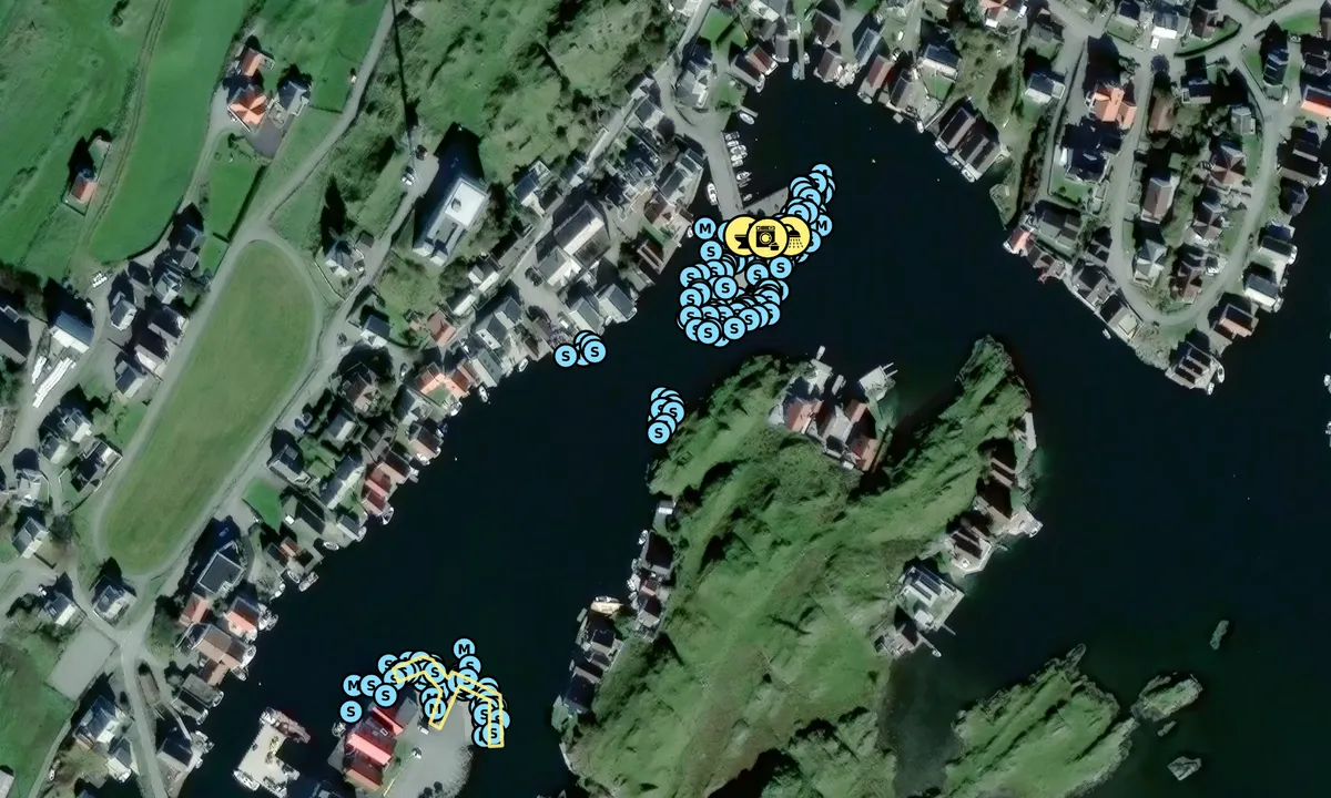 Satelite image of Kvitsøy friluftsområde