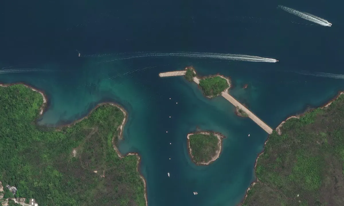 Satelite image of Kwa Shui Kau