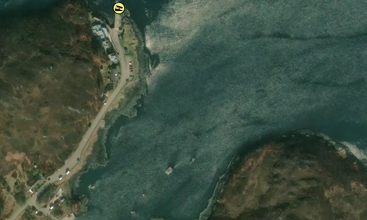 Satelite image of Kylesku Basin
