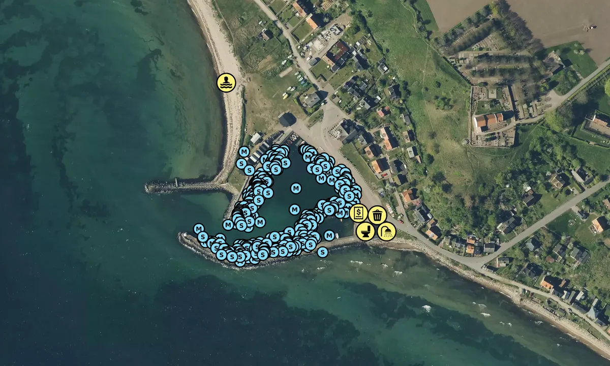 Satelite image of Kyrkbackens Hamn - Ven