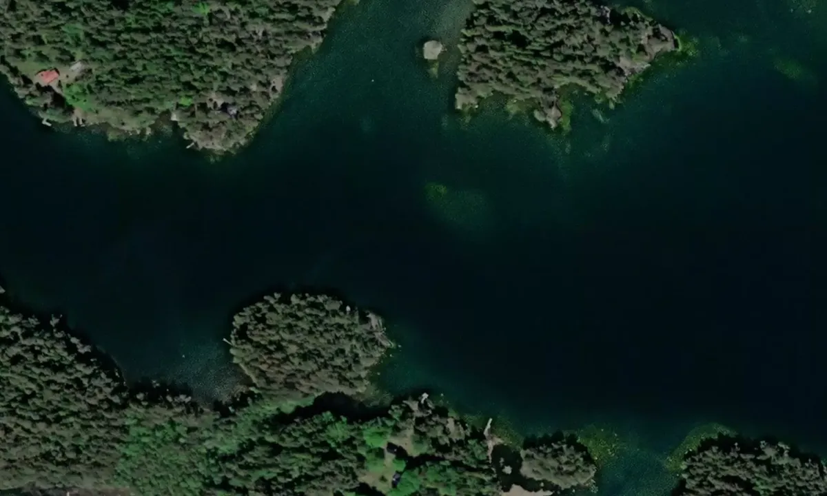 Satelite image of Kyrkogårdsön - Karlsborg