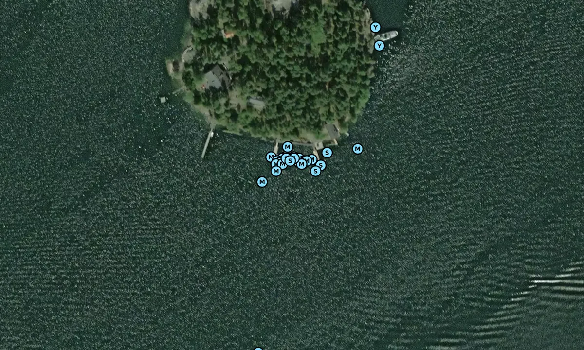 Satelite image of Kyrkogårdsön - Siaröfortet