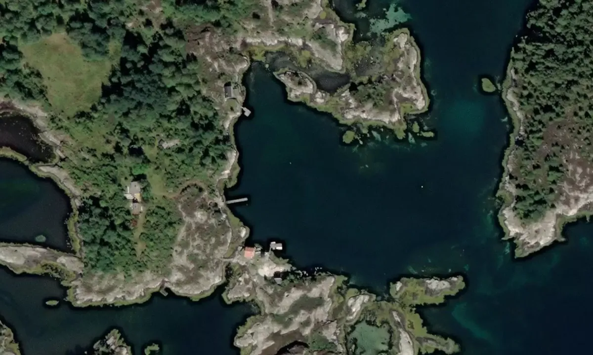 Satelite image of Kyrøy