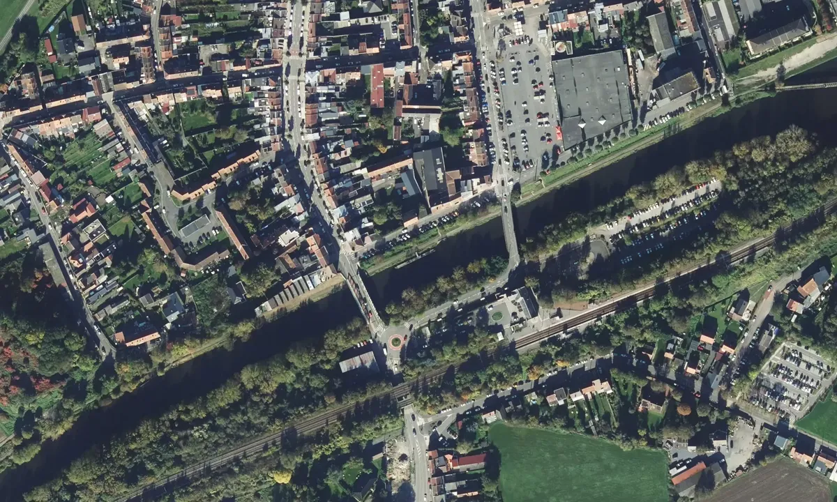 Satelite image of La Bassee Halte Nautique