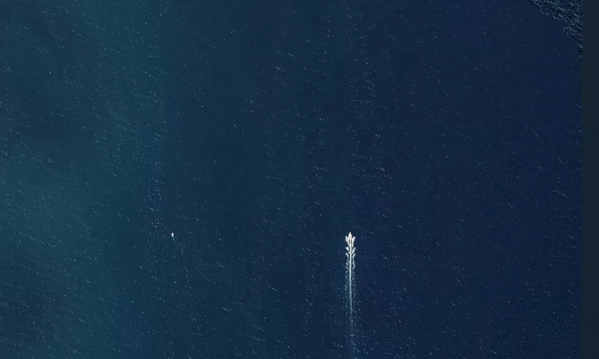 Satelite image of La Côte Radieuse