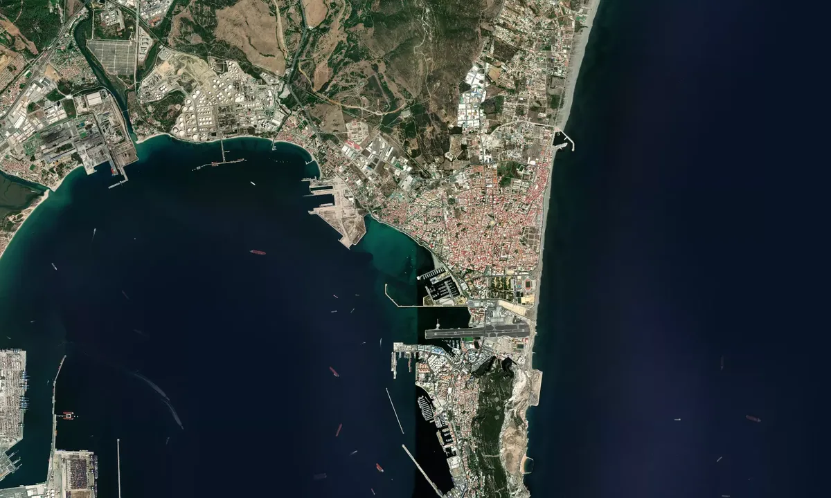 Flyfoto av La Linea - Cádiz