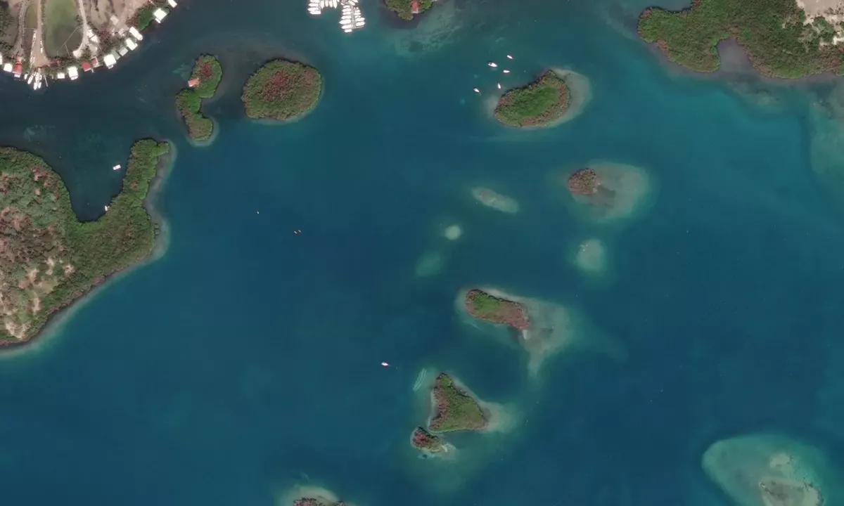 Flyfoto av La Paraguera
