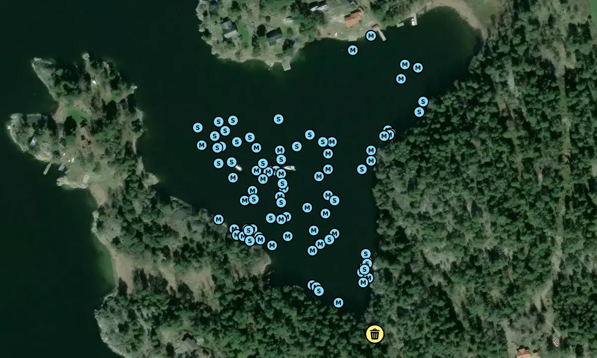 Satelite image of Lådna - Hemviken
