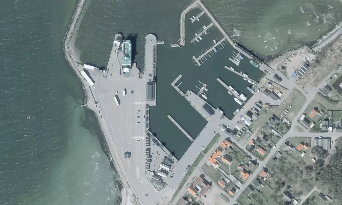 Satelite image of Læsø - Vesterø Havn