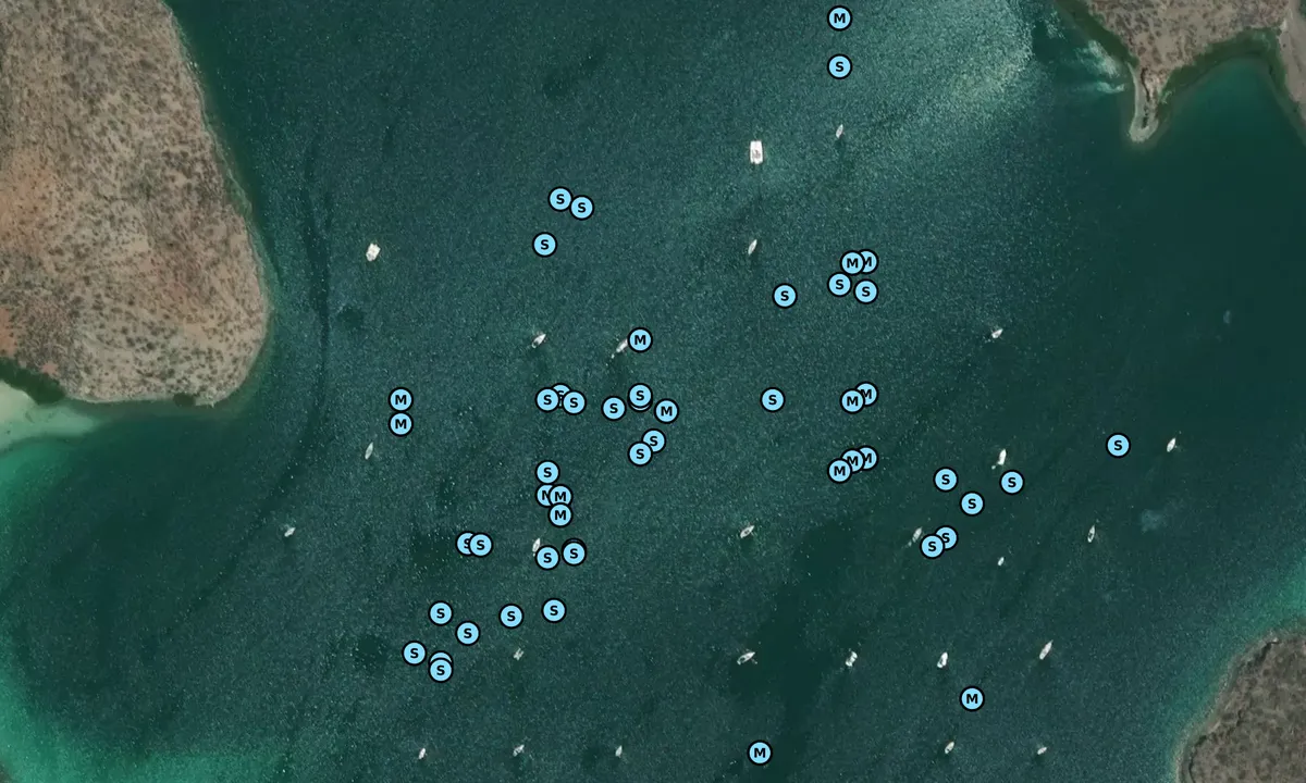 Satelite image of Laguna Puerto Escondido
