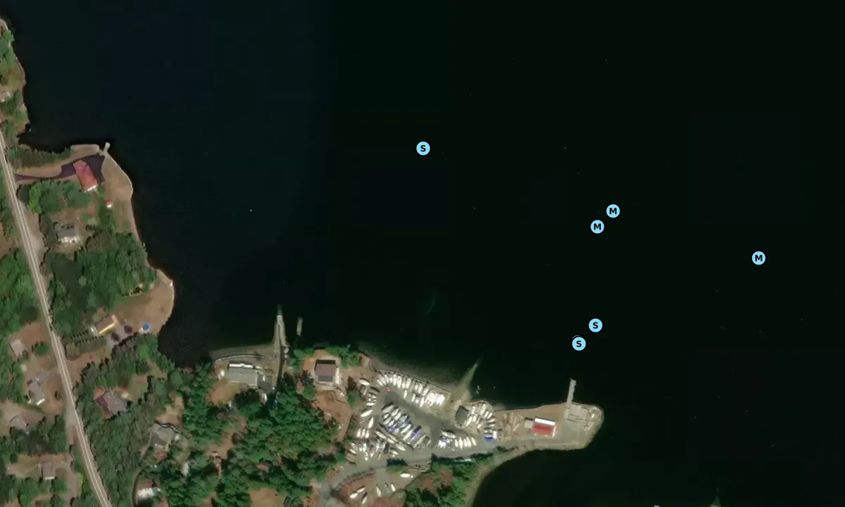 Satelite image of LaHave River Yacht Club - West LaHave