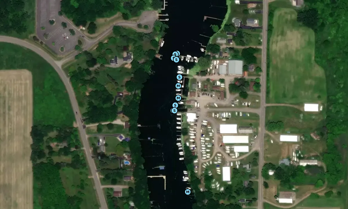 Satelite image of Lake Breeze Marina