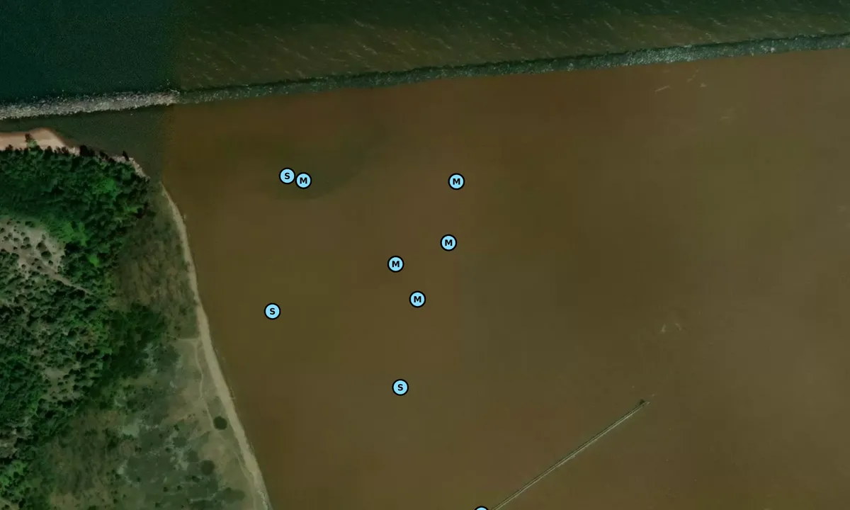 Satelite image of Lake Superior Entry