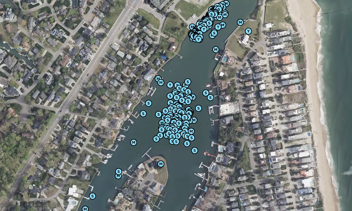 Satelite image of Lake Wesley