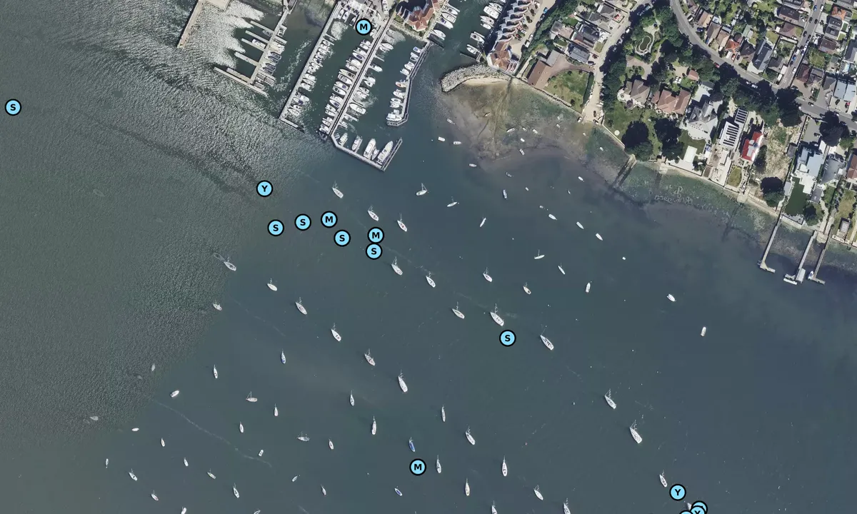 Satelite image of Lake Yard Marina