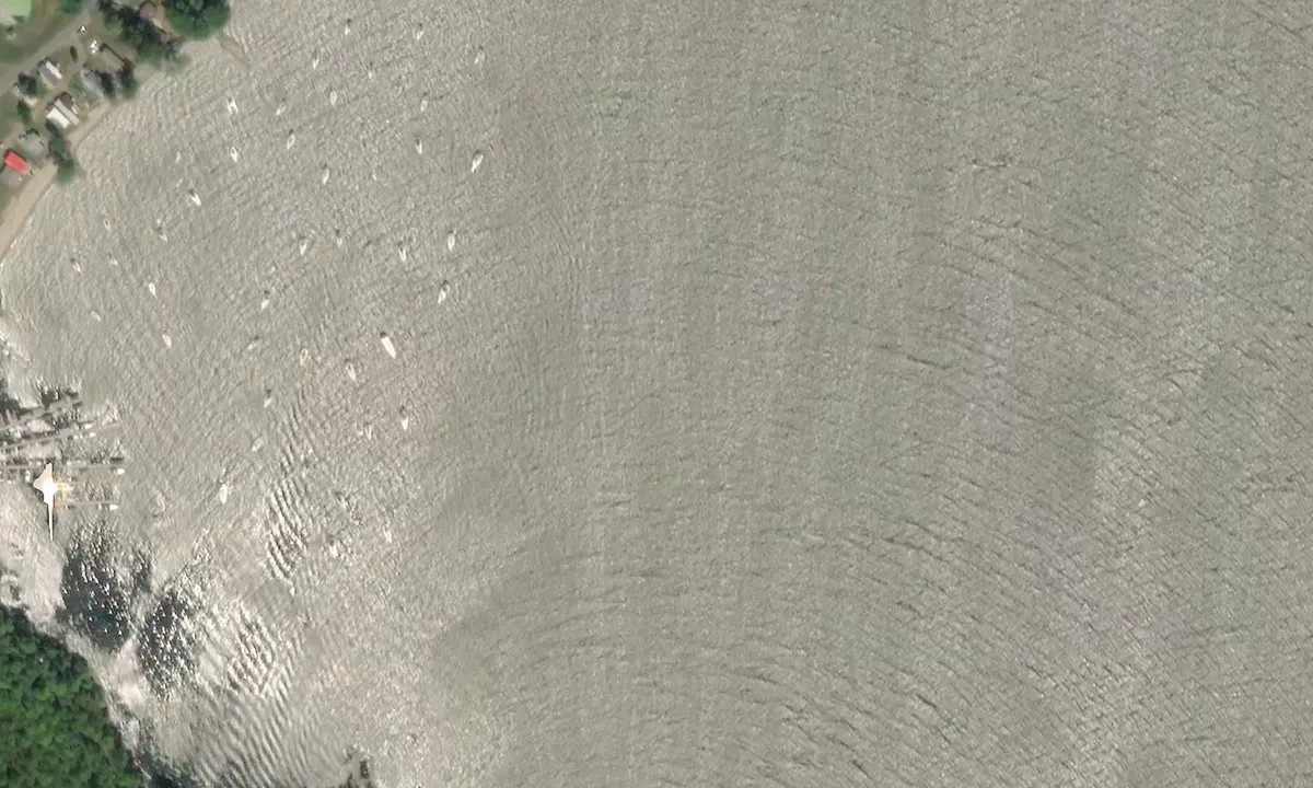 Satelite image of Lakehurst Campground