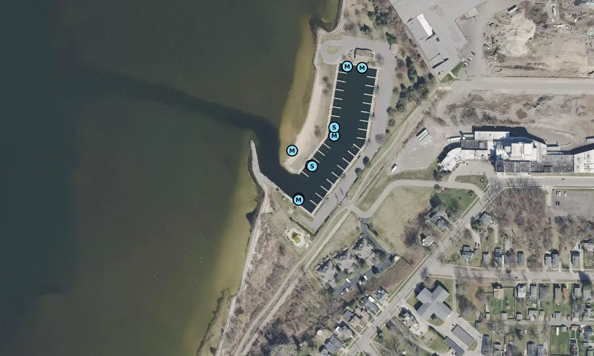 Satelite image of Lakeshore Yacht Harbour
