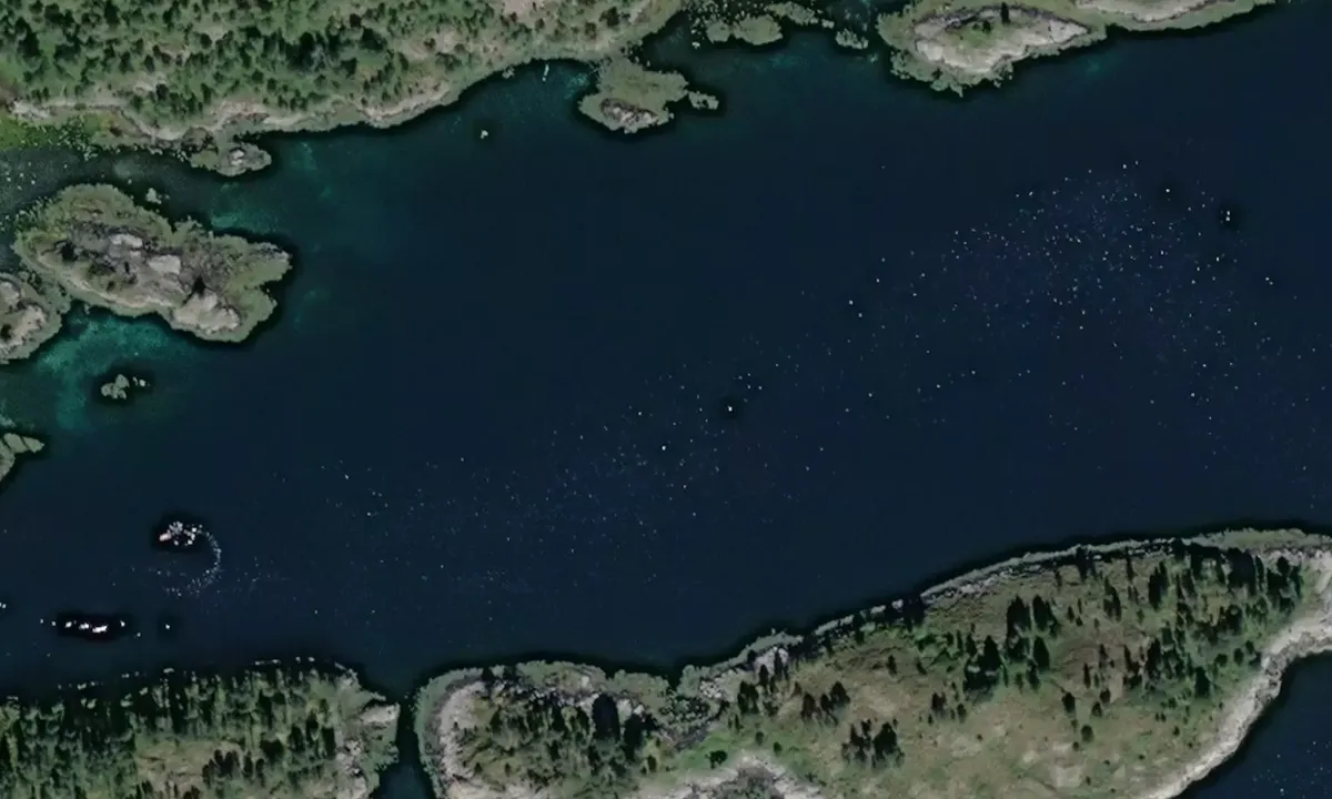 Satelite image of Laksåvikbukta