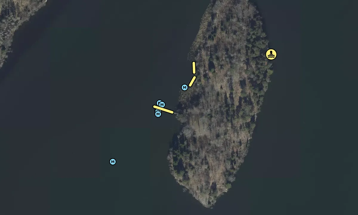 Satelite image of Landholmen
