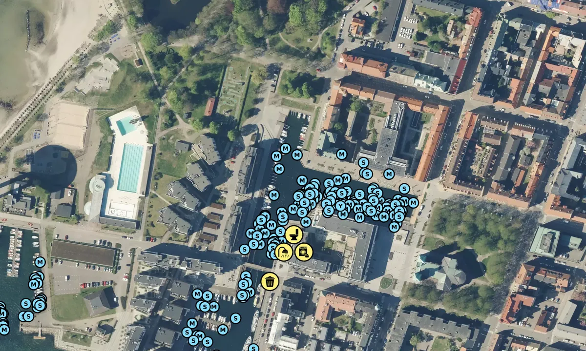 Satelite image of Landskrona - Nyhamn Marina