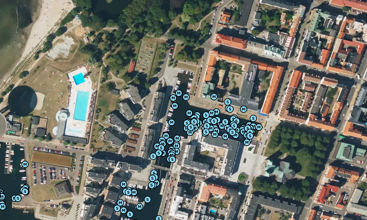 Satelite image of Landskrona - Nyhamn Marina