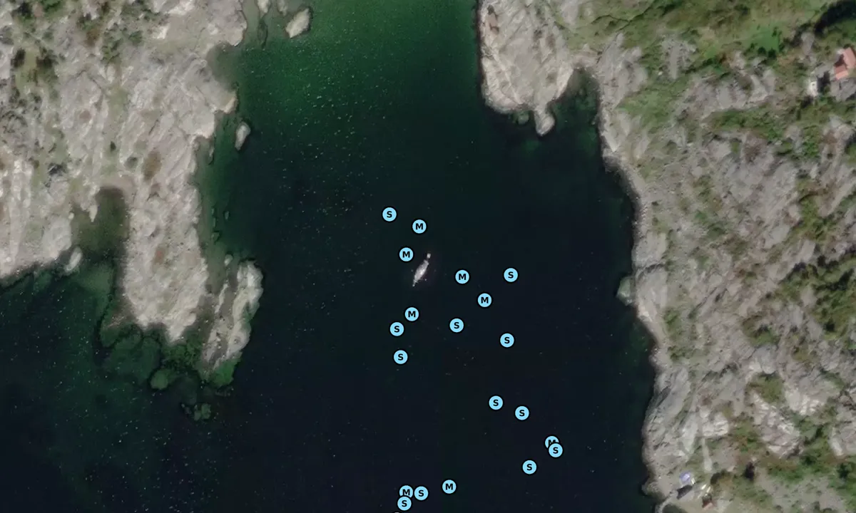 Satelite image of Långegärdesholmen