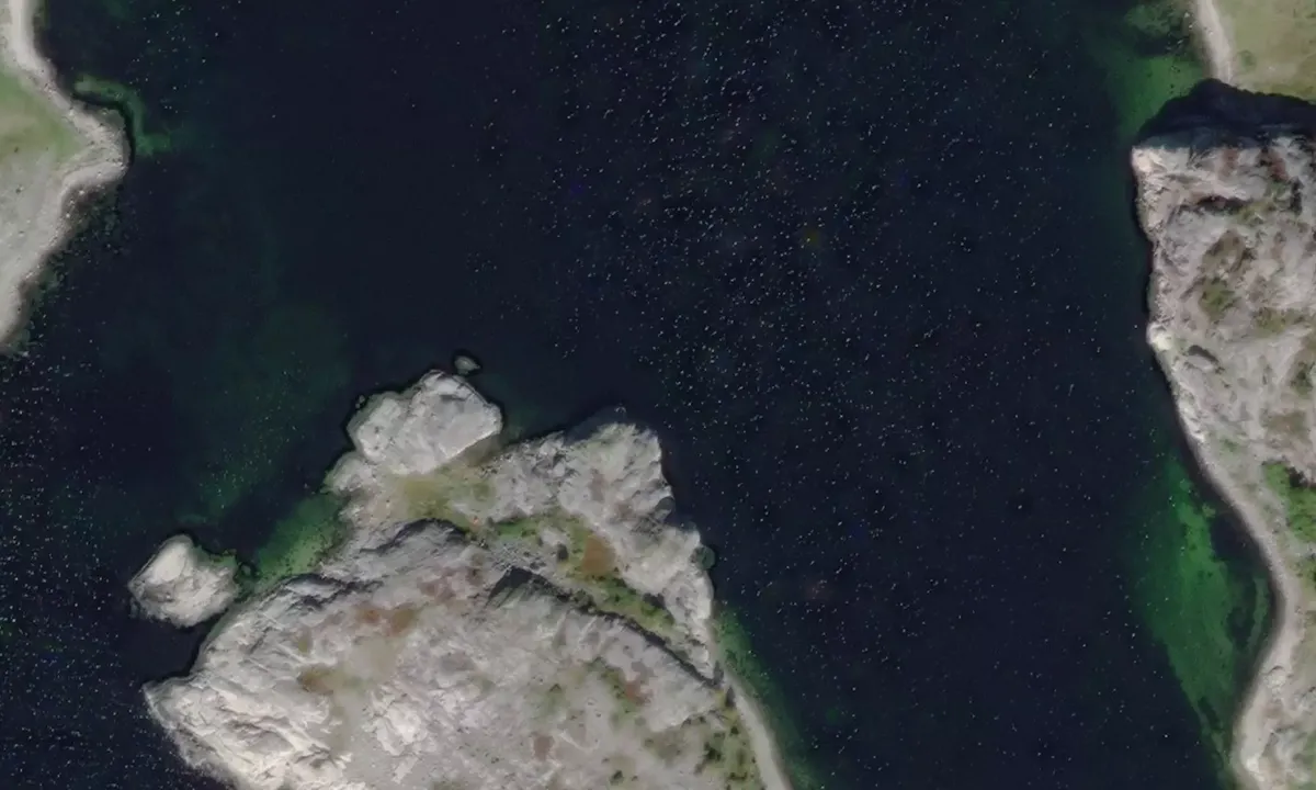 Satelite image of Långholmen vid Lindholmen
