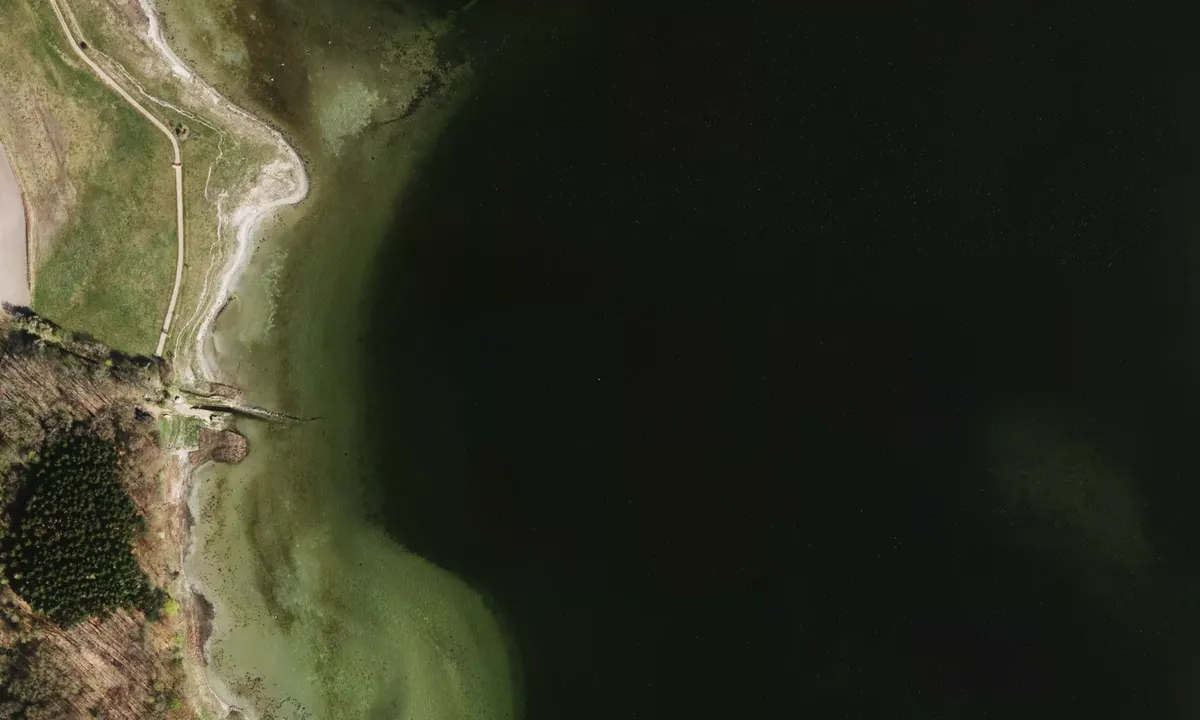 Flyfoto av Langøre bouy