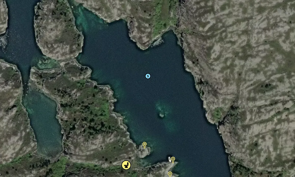 Satelite image of Langøy - Hauglandshella