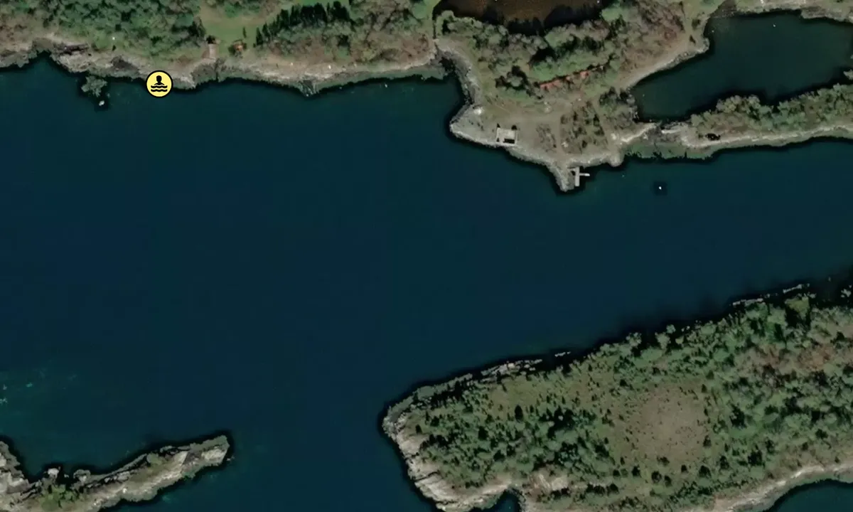 Satelite image of Langøya - Taftasundet