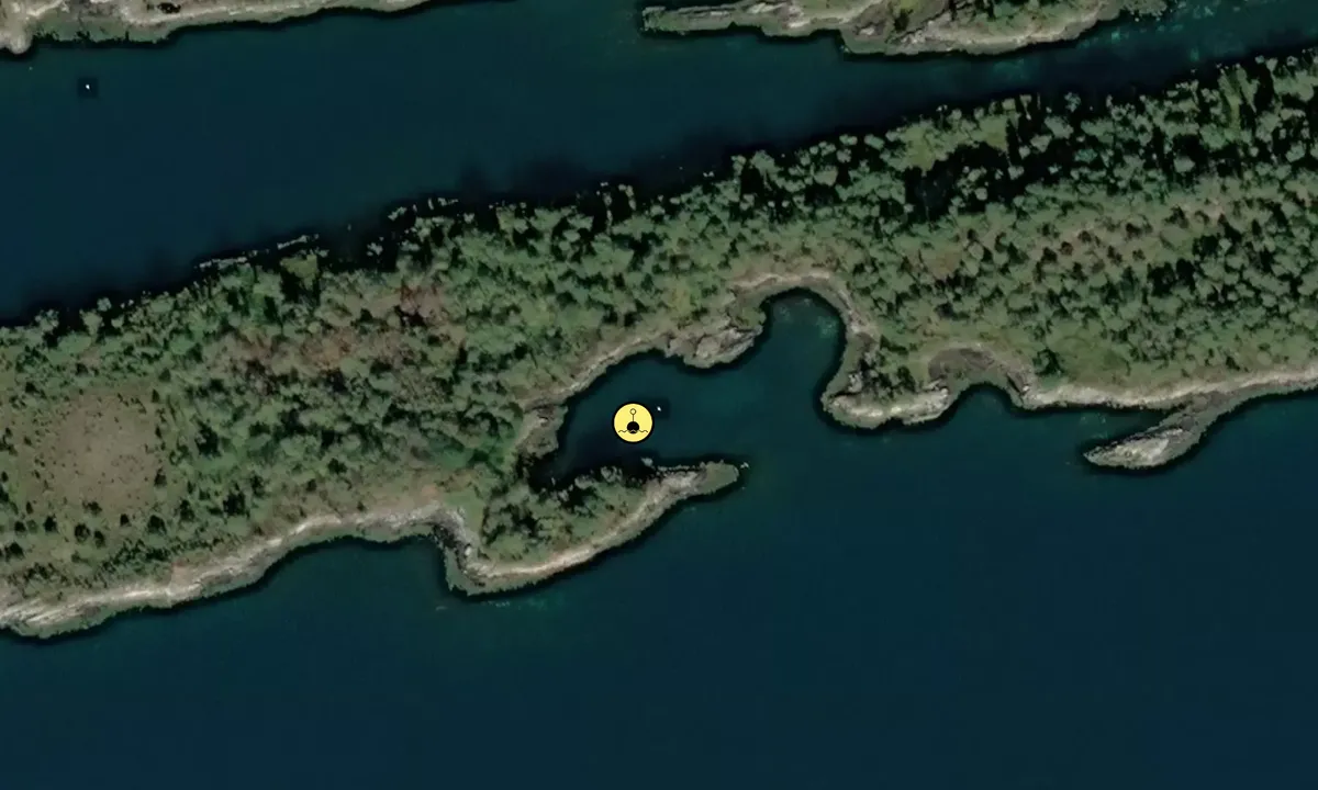 Satelite image of Langøya ved Taftasundet