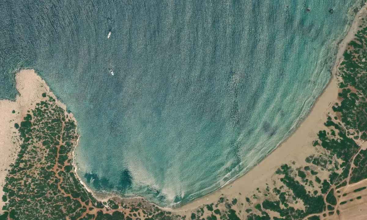 Satelite image of Lara point